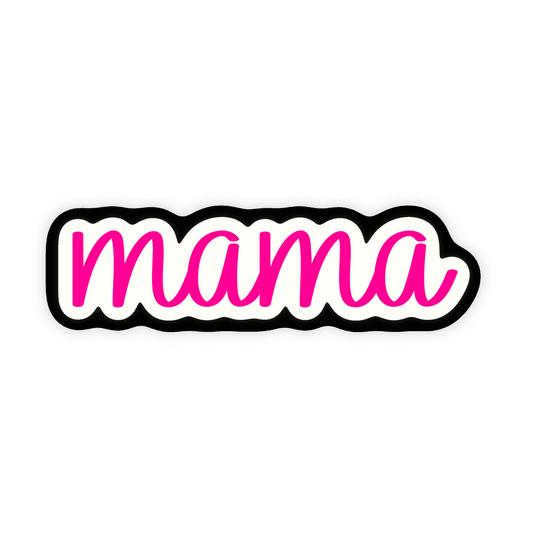 Mama Iron On Glitter Pop Culture Patch