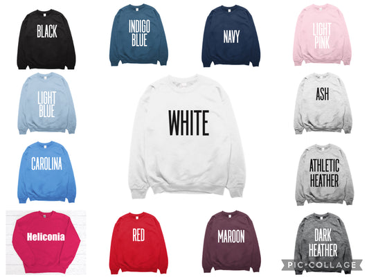 IWISHABISH WOODS National Park Black Crew Sweatshirt