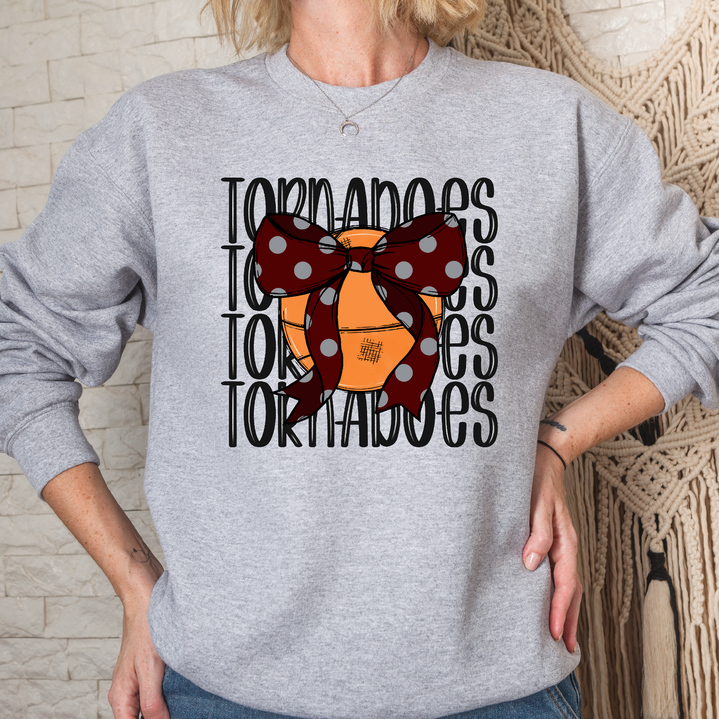 Alcoa Tornadoes Basketball Crew Sweatshirt