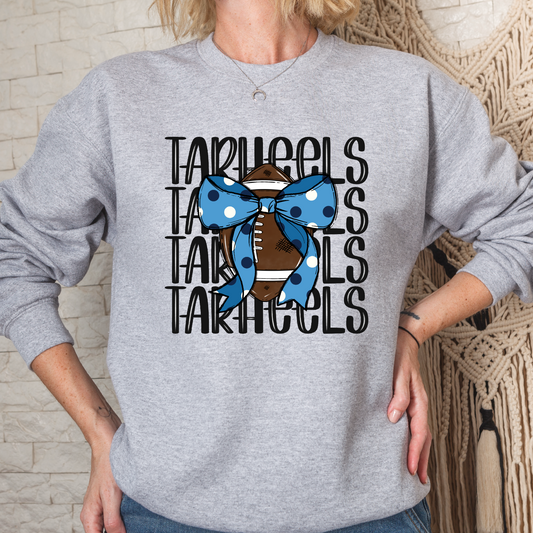 Norther Carolina Tarheels Football Crew Sweatshirt
