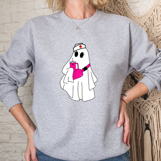 Bougie Ghost With Stanley Halloween Crew Sweatshirt