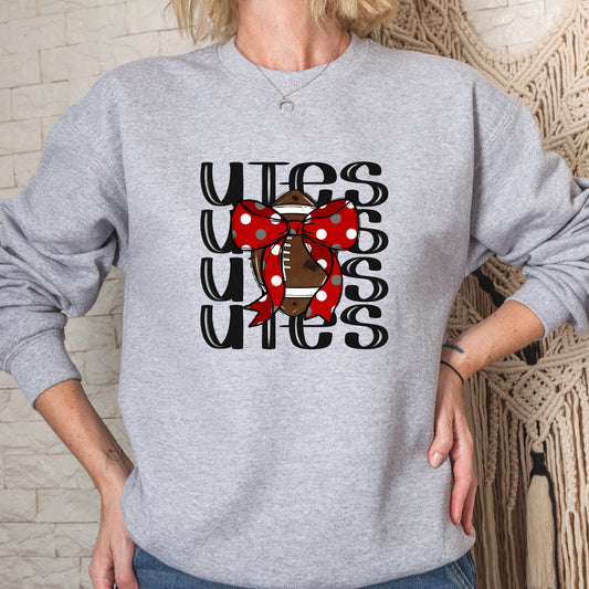 Utah Utes Football Crew Sweatshirt