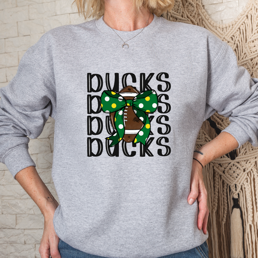 Oregon Ducks Football Crew Sweatshirt