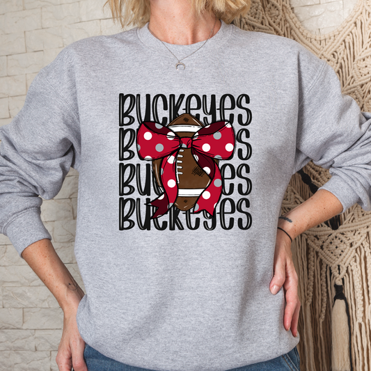 Ohio State OSU Buckeyes Football Crew Sweatshirt
