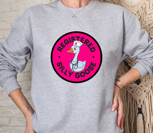 Registered Silly Goose Crew Sweatshirt