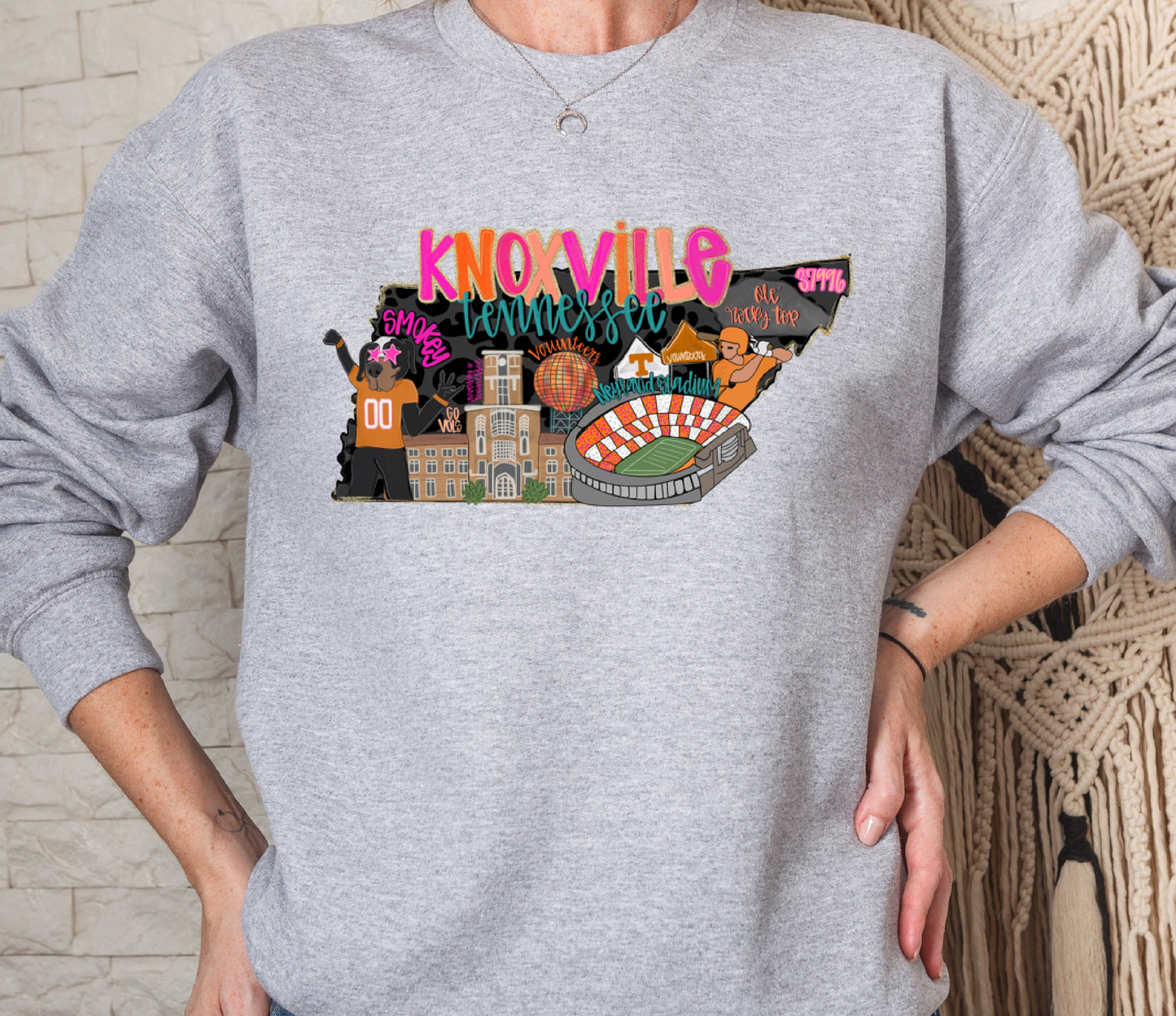 Tennessee Vols Football Crew Sweatshirt