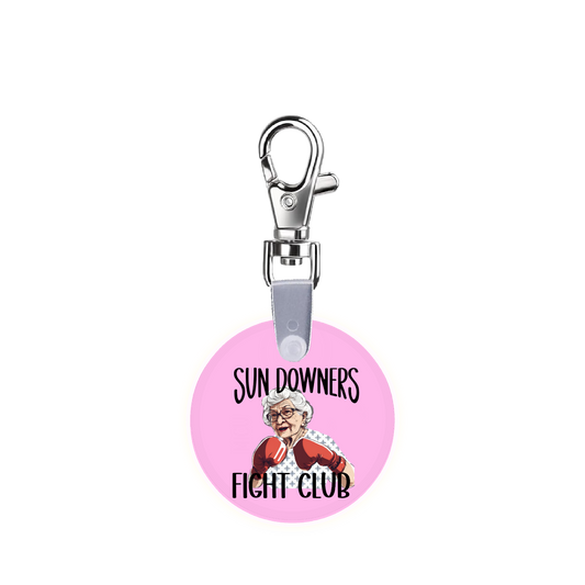 Sundowners Fight Club Nurse Smart CodeClip Keychain Digital Badge Buddy