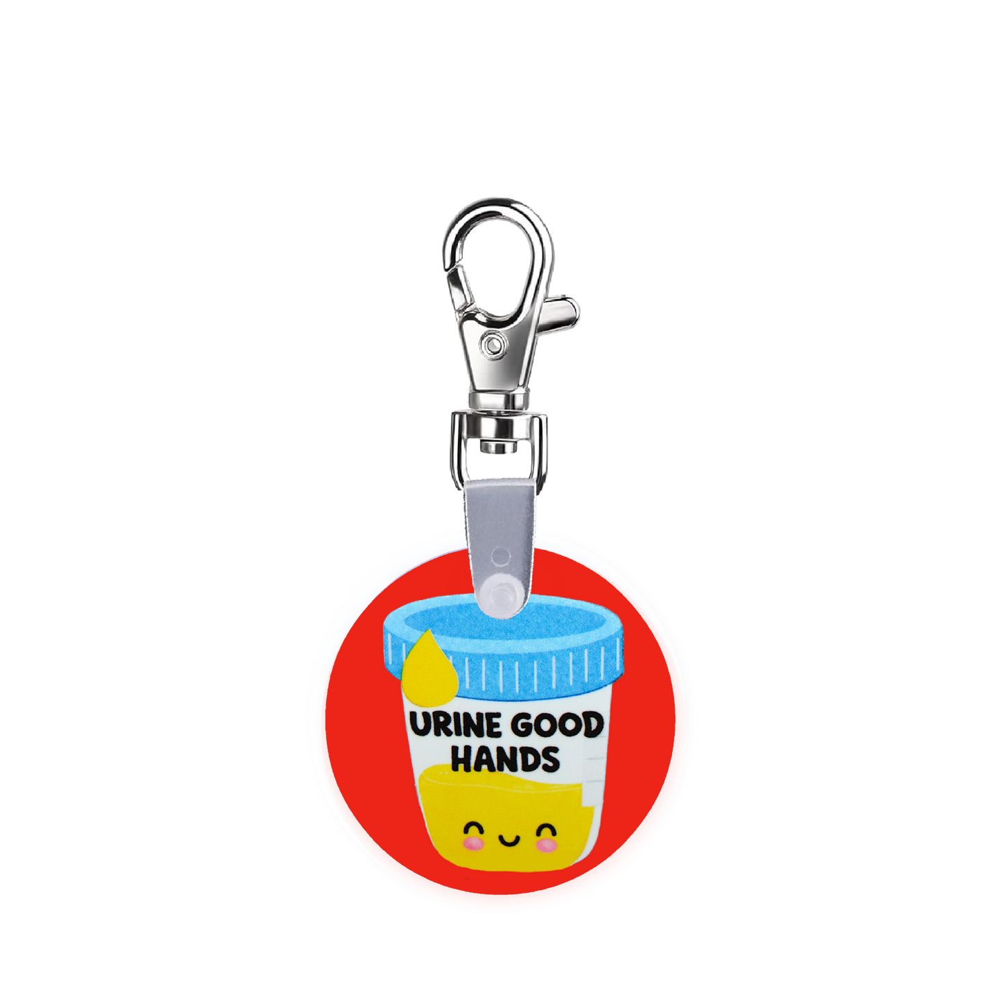 Urine Good Hands Smart CodeClip Keychain Digital Badge Buddy