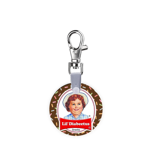 Little Diabeetus Parody Smart CodeClip Keychain Digital Badge Buddy