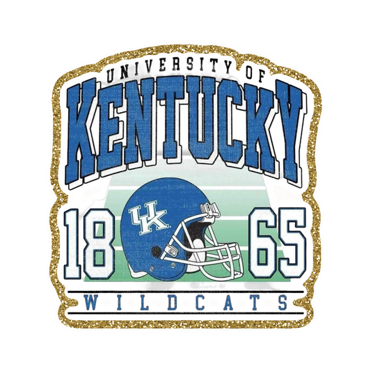 Kentucky Football Iron On Glitter Sports Patch