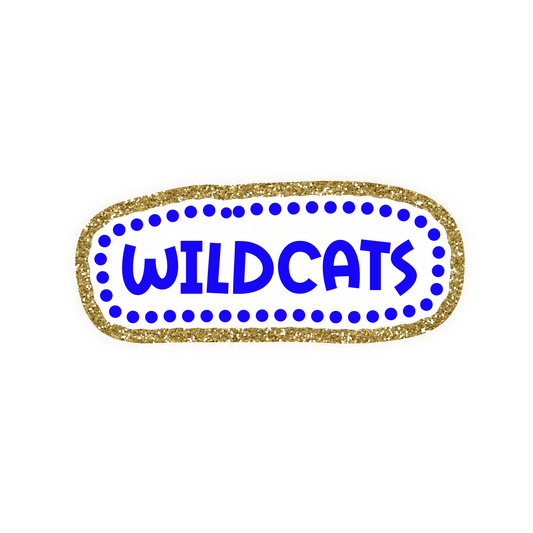Kentucky Football Iron On Glitter Sports Patch