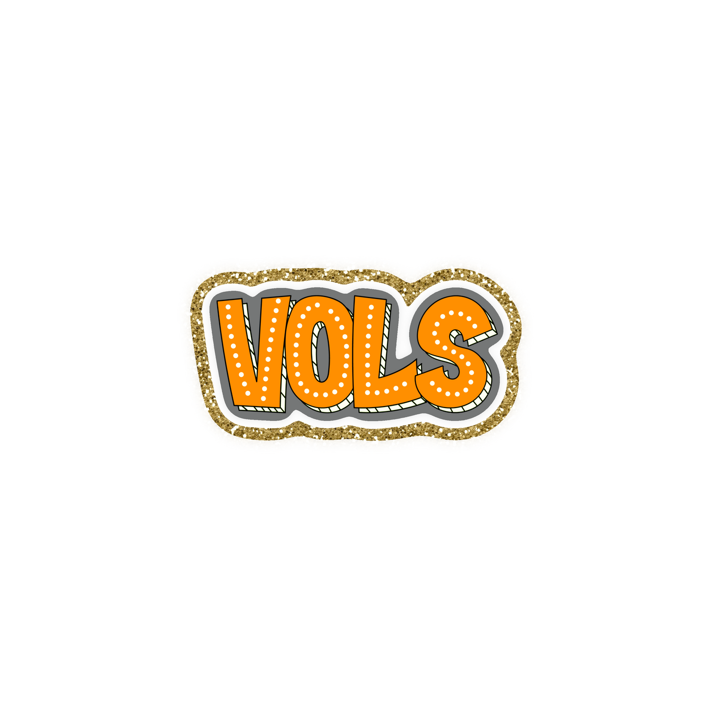 Tennessee Football Iron On Glitter Sports Patch