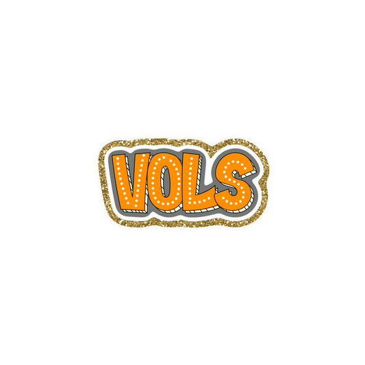 Tennessee Football Iron On Glitter Sports Patch