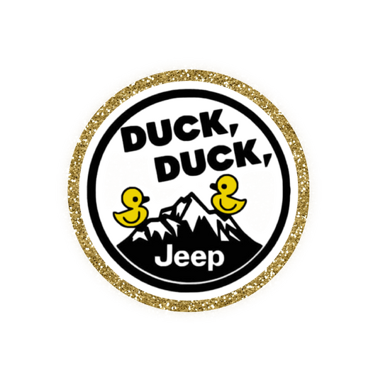 Jeep Iron On Glitter Pop Culture Patch