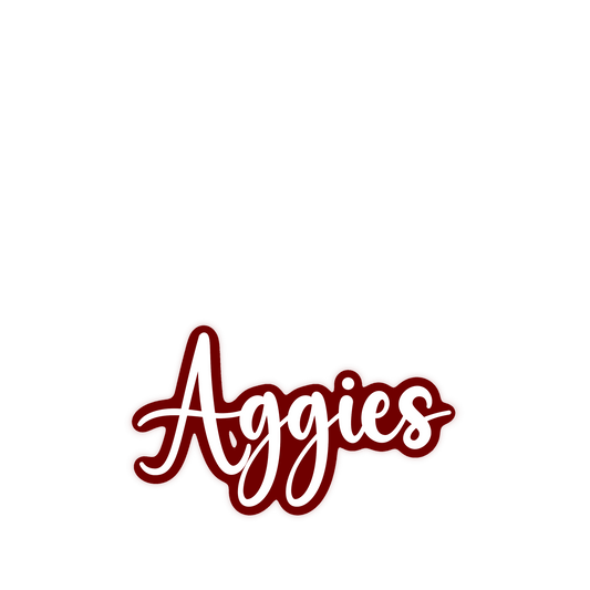 Texas A&M Football Iron On Glitter Sports Patch