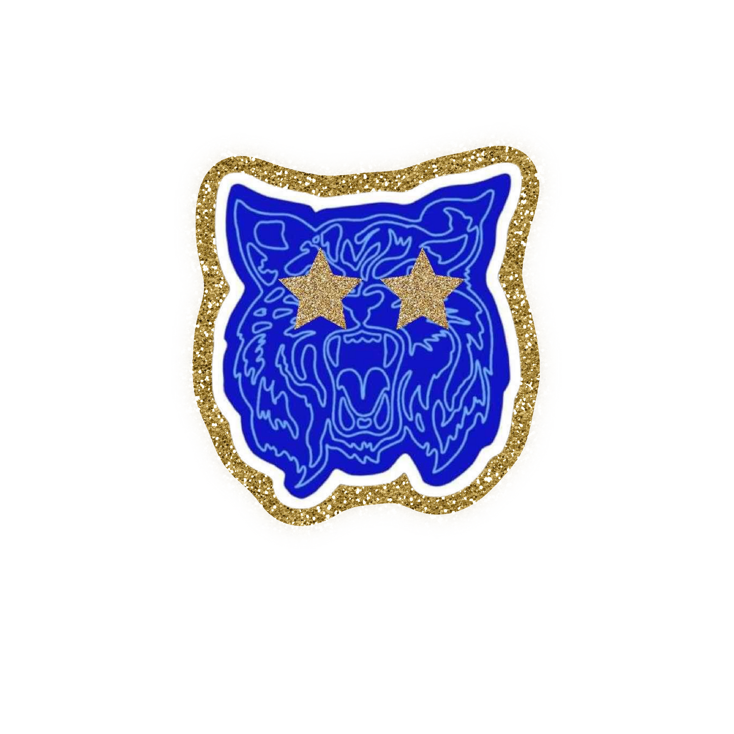 Kentucky Football Iron On Glitter Sports Patch