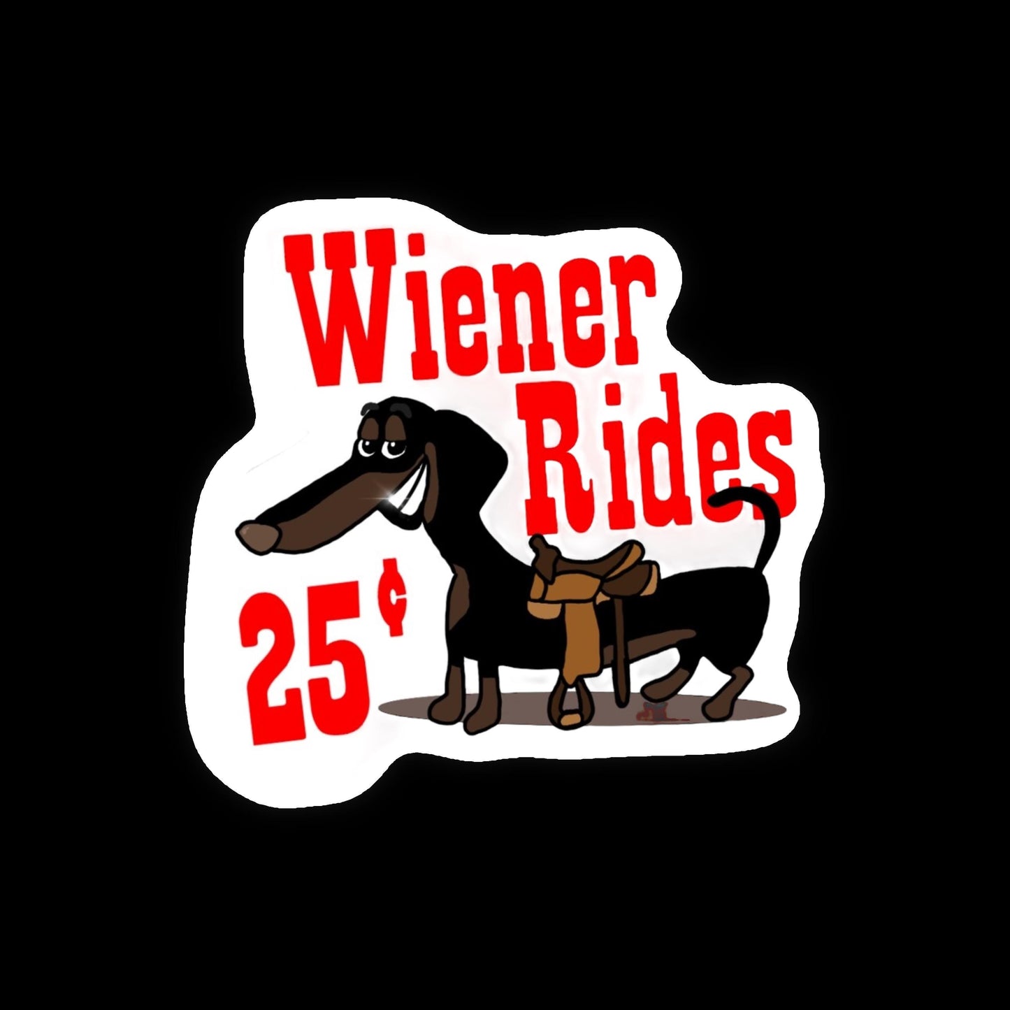 Badge Reel Weiner Rides 25 Cents I