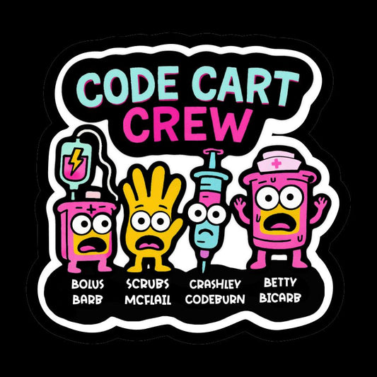 The Whole Code Cart Crew Badge Reel