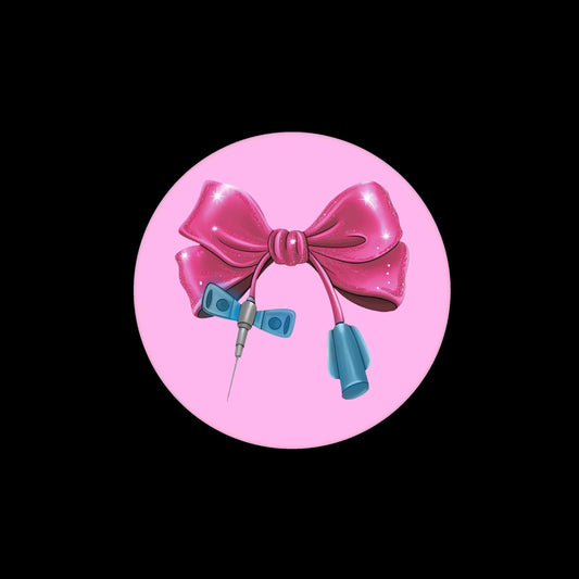 Phlebotomy Butterfly Coquette Badge Reel