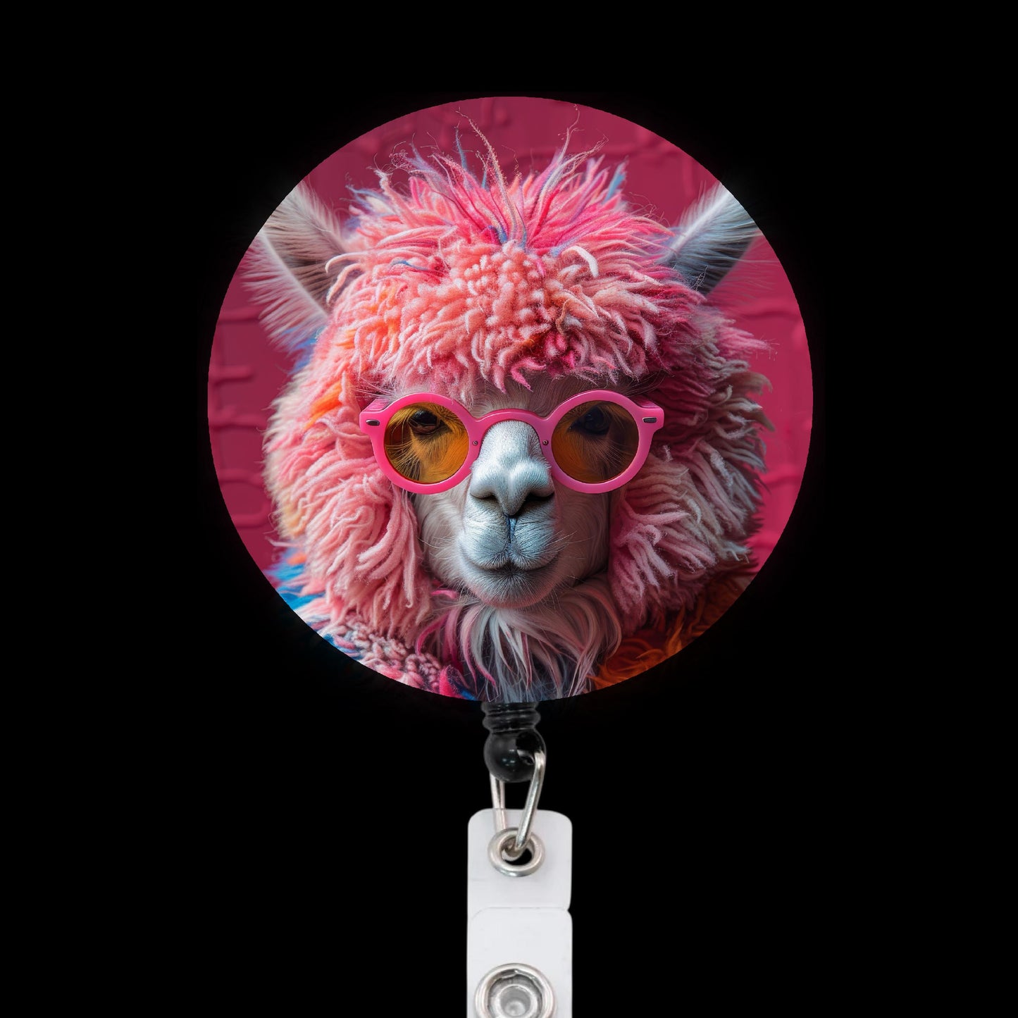 Pop Art Llama Badge Reel